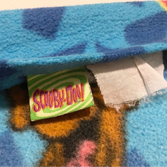 Vintage Scooby Doo Blue Fleece Blanket - Picture 15 of 16